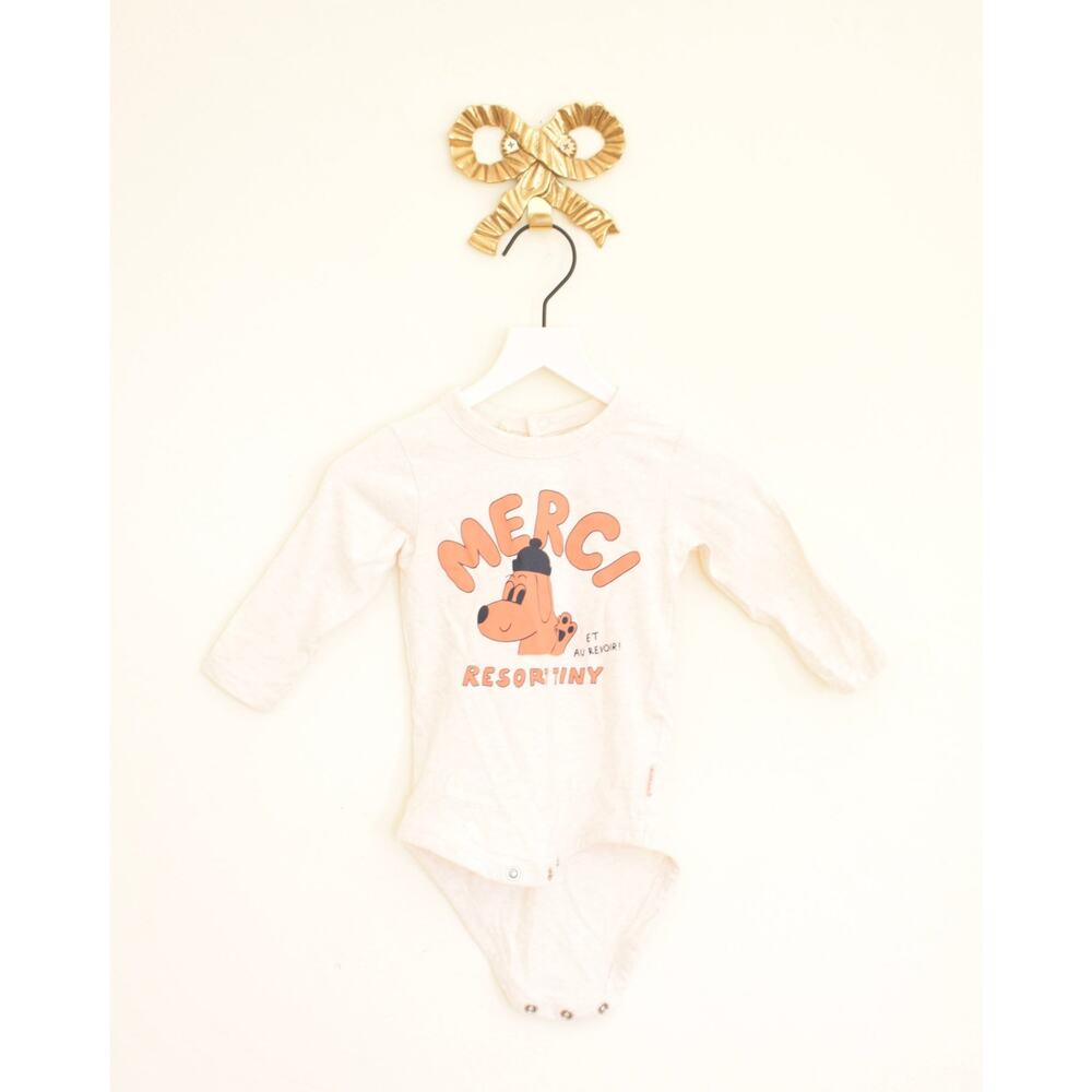 TinyCottons merci puppy onesie / 6 months